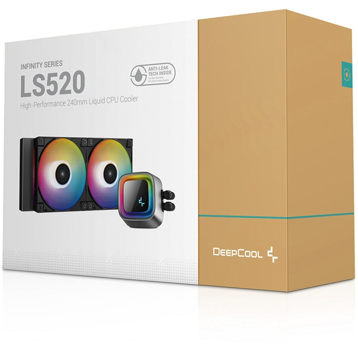 Deepcool ls520 240 mm waterkoeling (zwart)