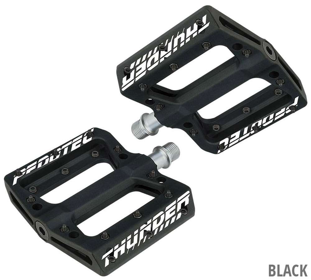 Pedali con piattaforma piatta in nylon Pedotec Thunder 183