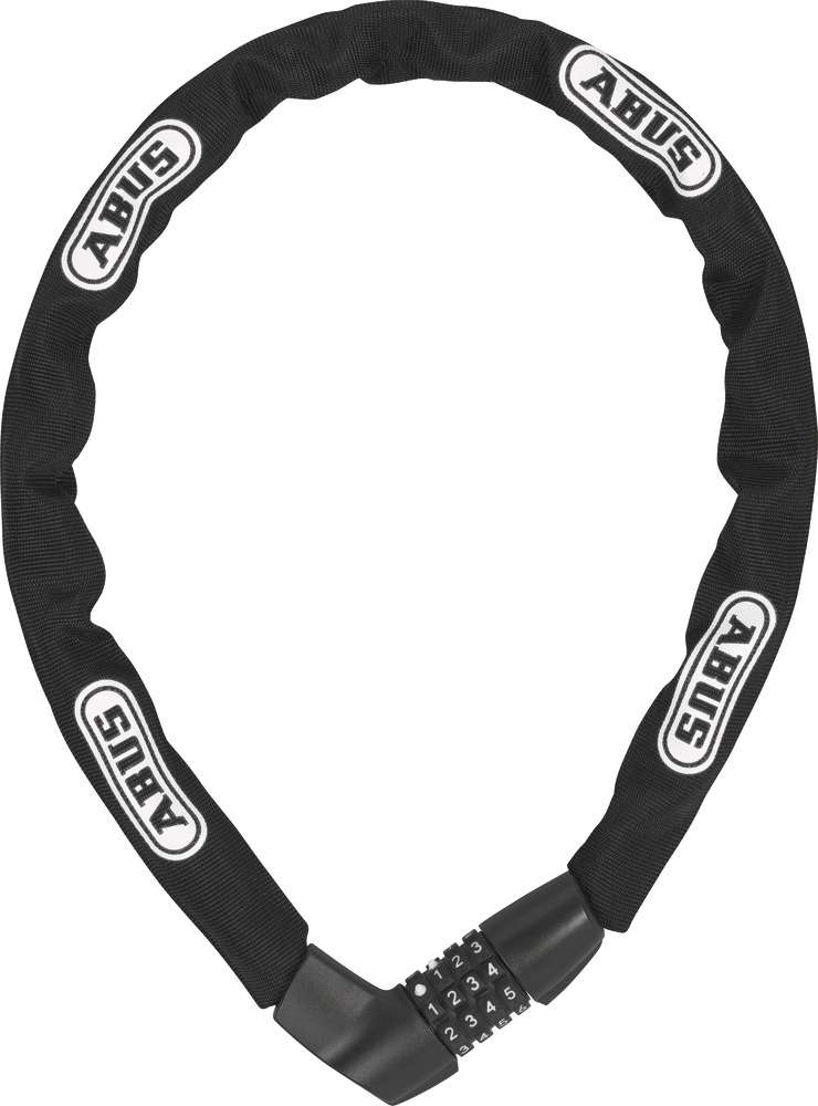 Abus Tresor 1385-85C Bloqueo de cadena de números 85 cm Negro