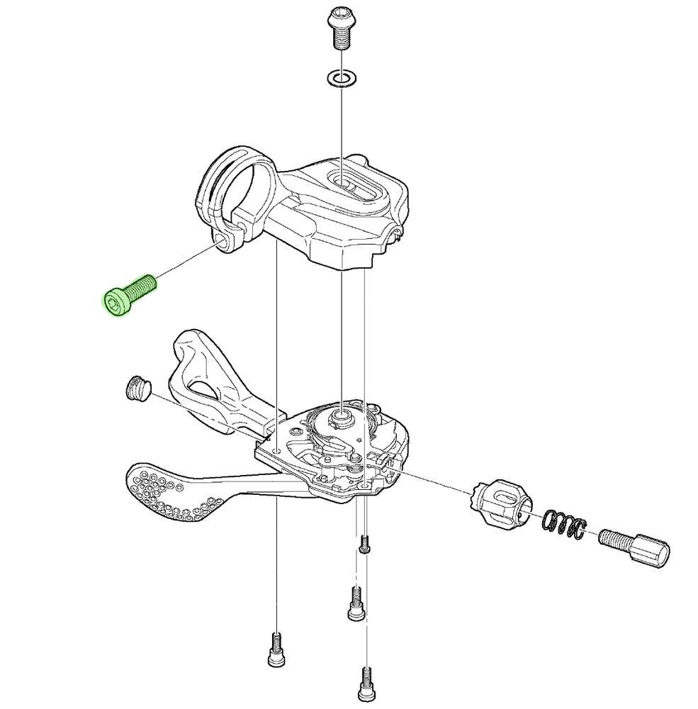 Tornillo de abrazadera Shimano xtr m5 x 13,5 para abrazadera de palanca de cambios