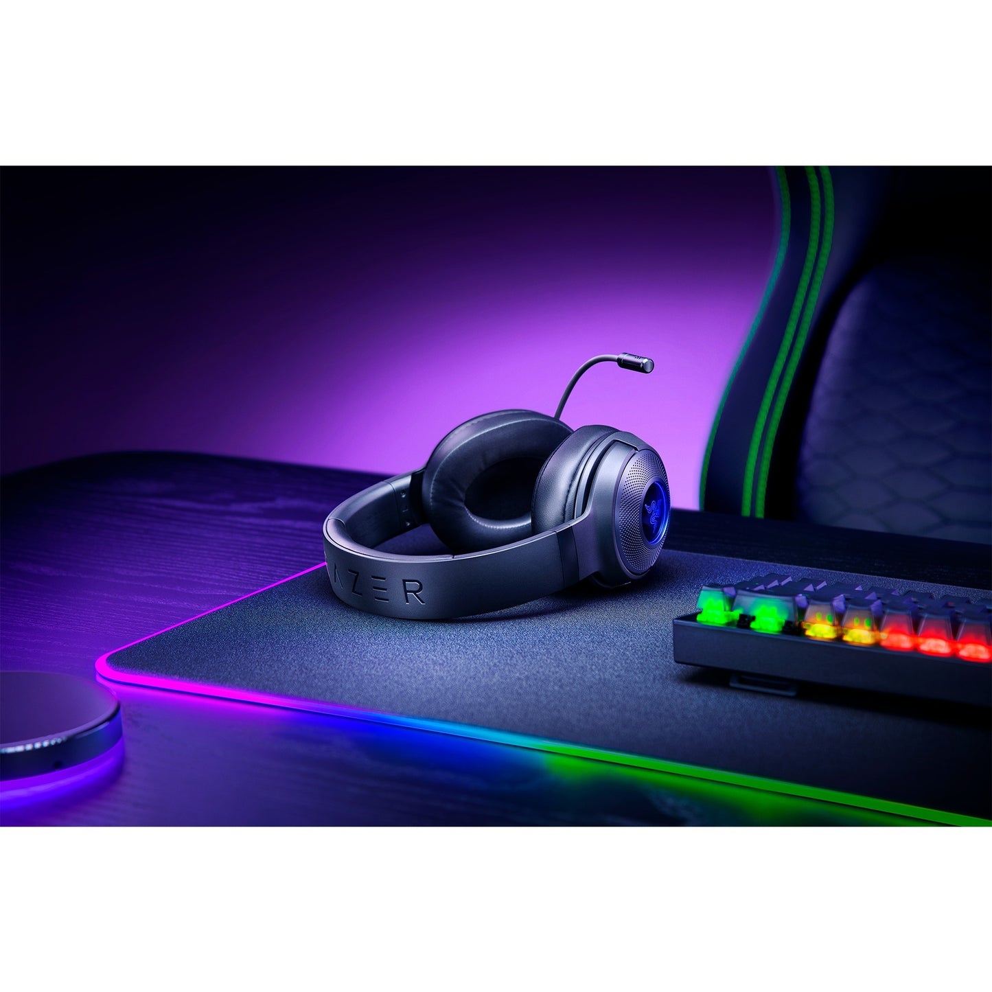 Cuffie da gioco over-ear Razer Kraken V3 x (Nero, RGB, PC, Playstation 4)