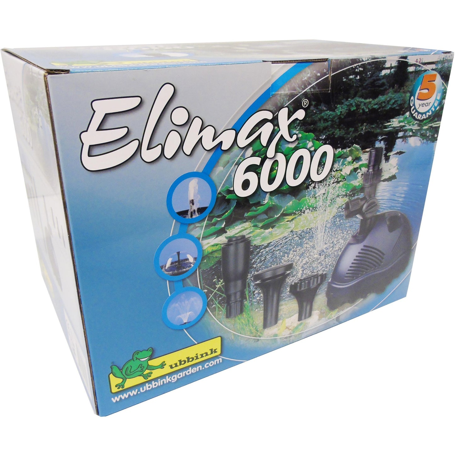 Ubbink elimax 6000 fonteinpomp (zwart)