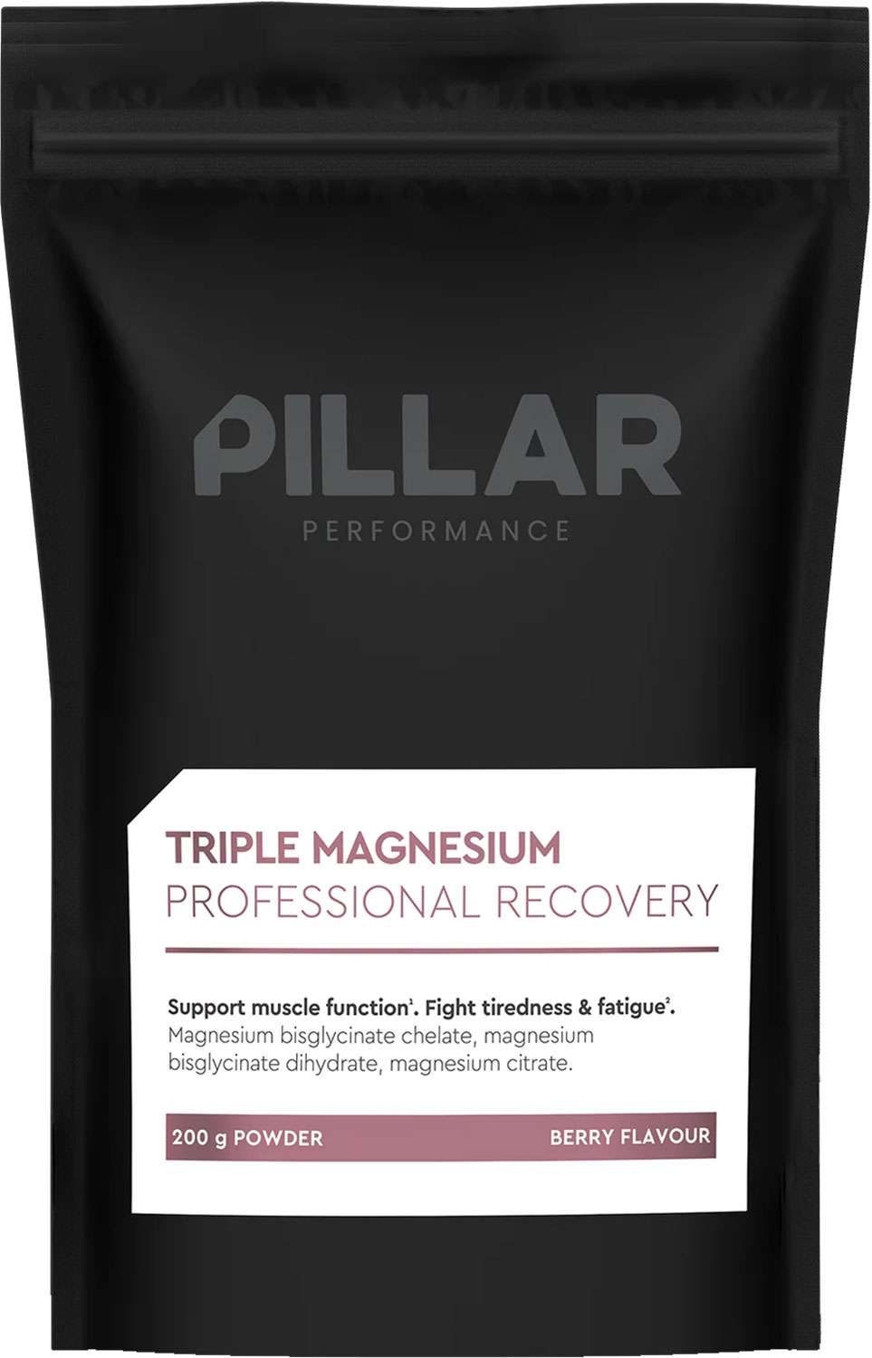 Busta da 400 g di tripla polvere di magnesio Pillar Performance