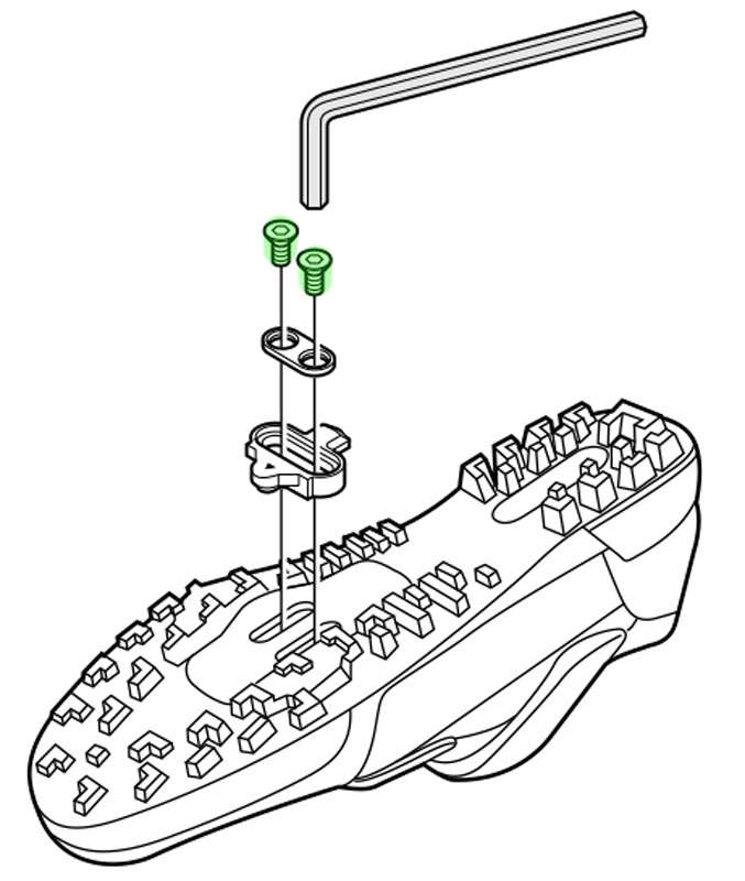 Shimano Bout Shoe Plate PD-M520 737