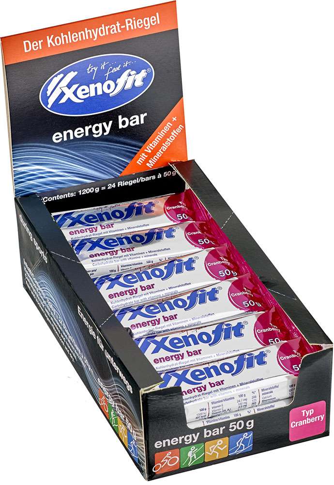 Xenofit barrita energética caja 24x50g