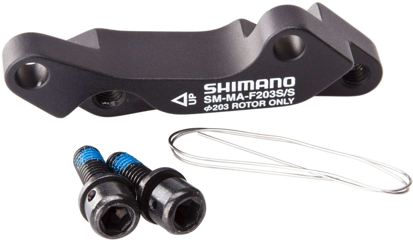 Adaptador shimano sm-ma-f203s s para rotor delantero de 203mm