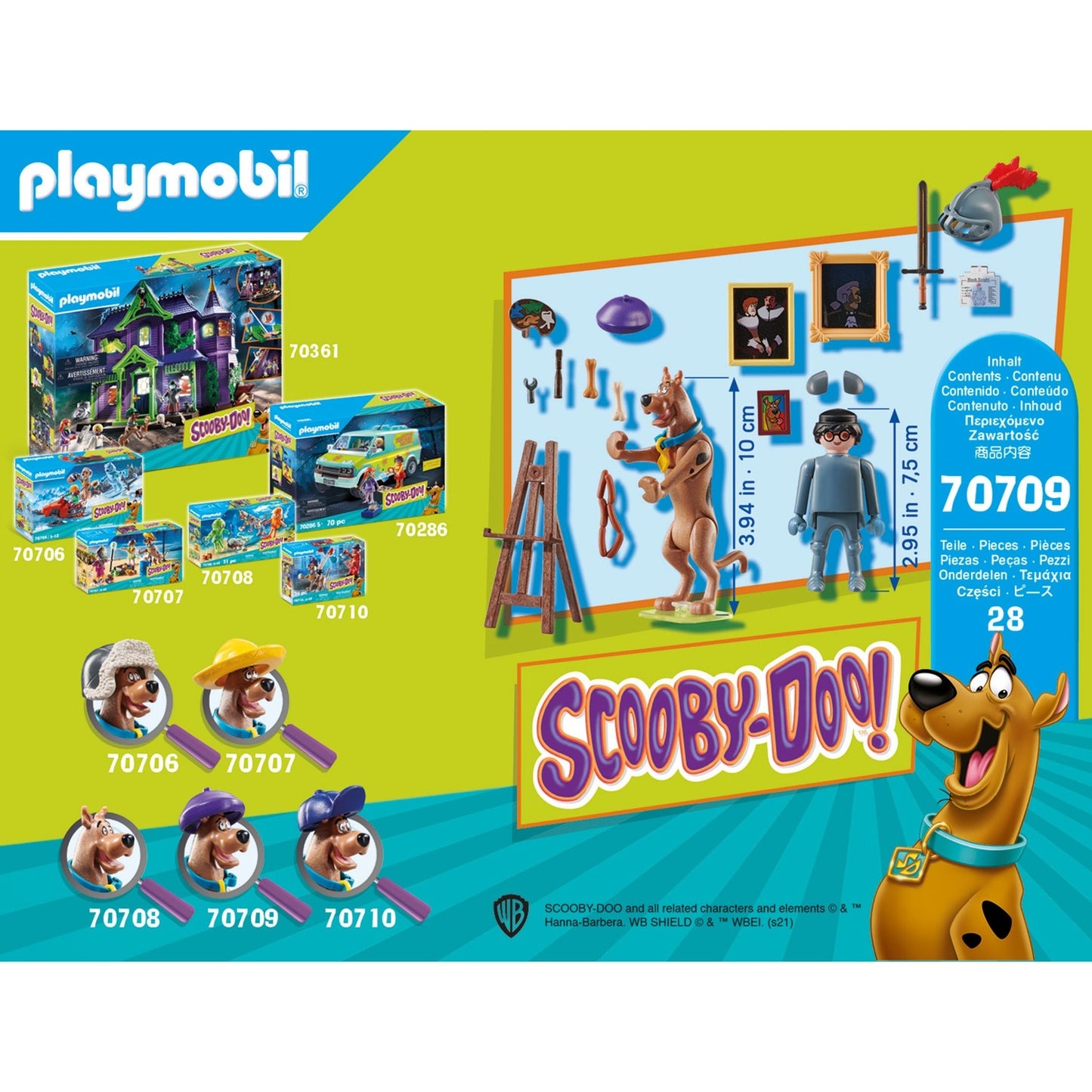 Playmobil Scooby-Doo! Avventura con Black Knight