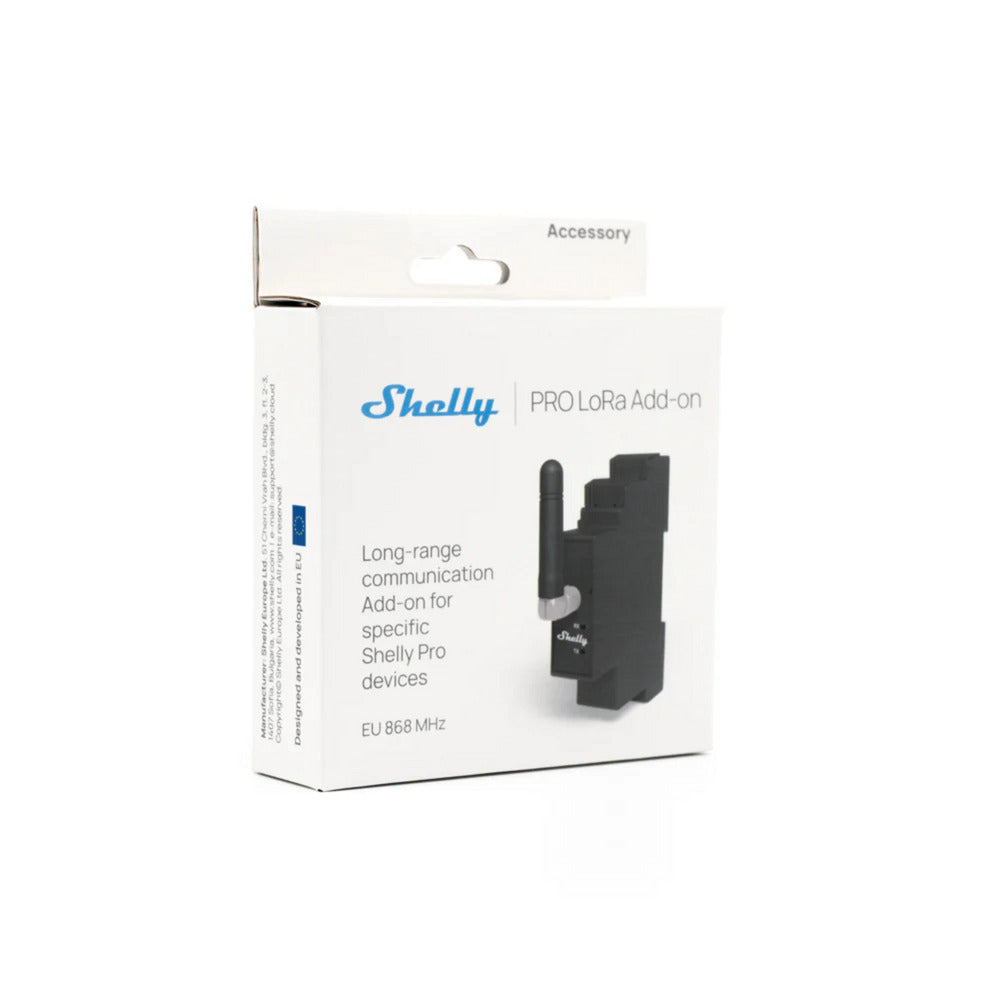 Módulo de expansión adicional Shelly pro lora (negro)
