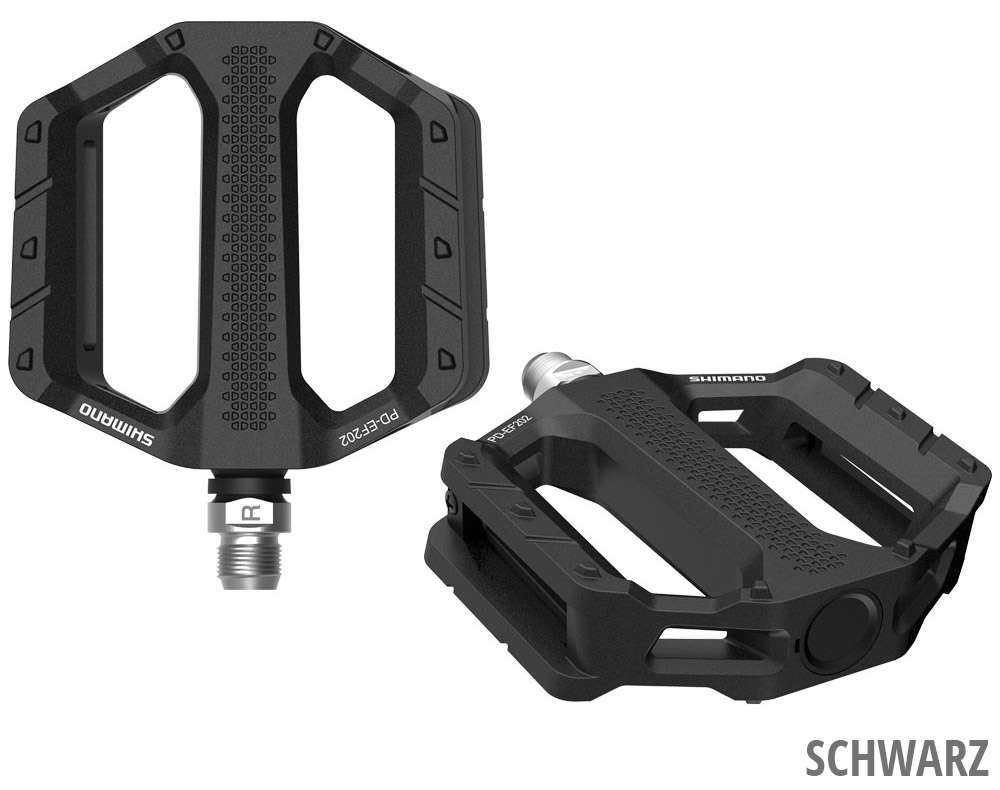 Shimano pedal set PD-EF202 negro