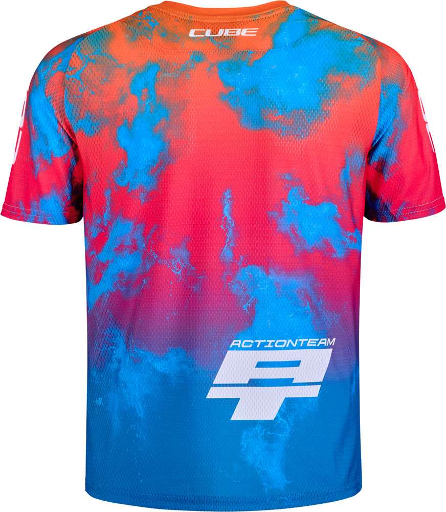 Cube rookie x action team - maglia da mtb per bambini