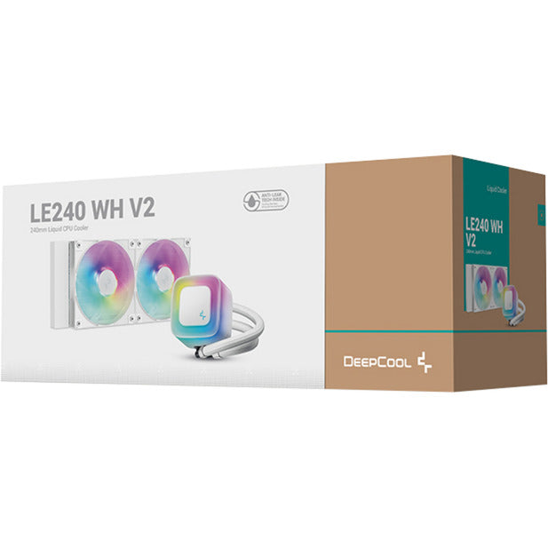 Deepcool le240 v2 raffreddamento ad acqua (bianco)