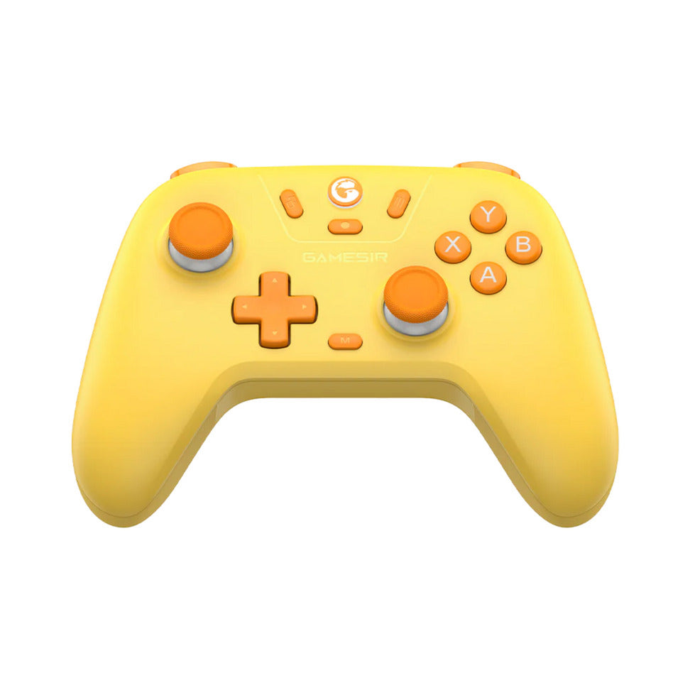 Controller multipiattaforma Gamesir Nova Lite (Giallo, PC, Steam, Android, iOS, Switch, Bluetooth 2,4 GHz USB)