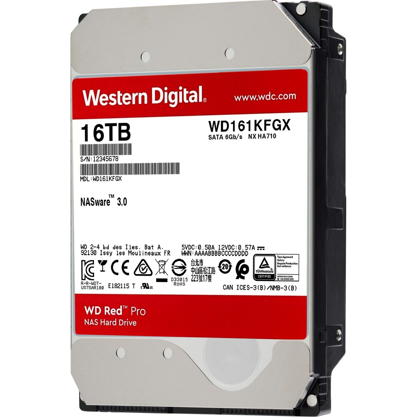 WD Red Pro, 16 TB