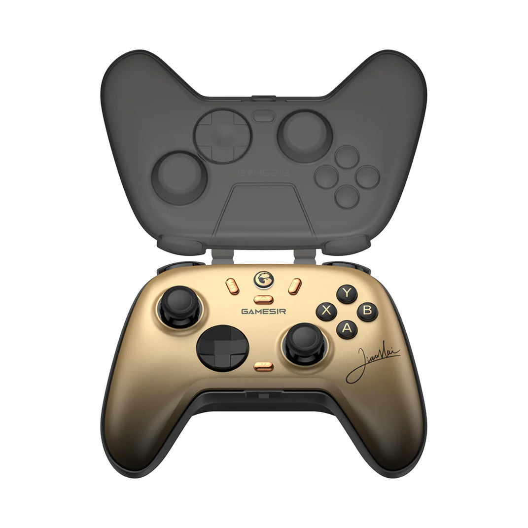 Gamesir Nova 2 Lite Controller di gioco wireless multipiattaforma Champion Edition (Oro Nero, Switch, PC, Android e iOS, Bluetooth USB da 2,4 GHz)