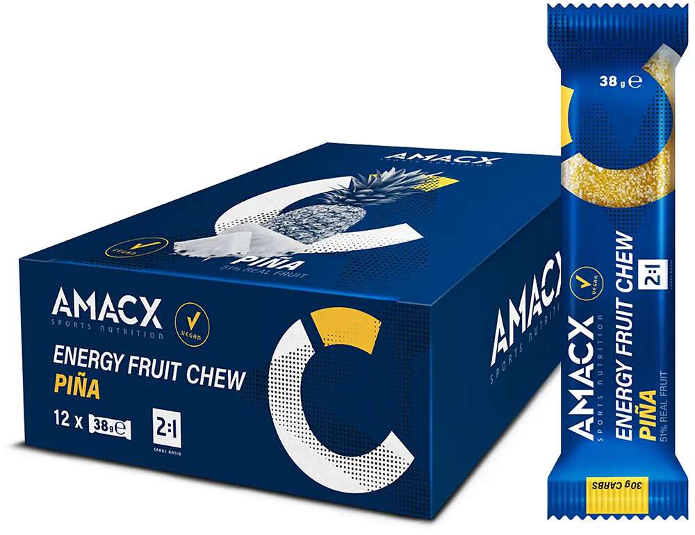 Amacx barra masticable energética de frutas caja 12er