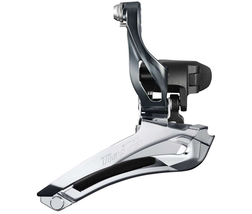 Shimano Voorkerailleur 2 x 10 velocidades Tiagra FD-4700 Down Pull Rogging 61-66 ° 46-53t gris