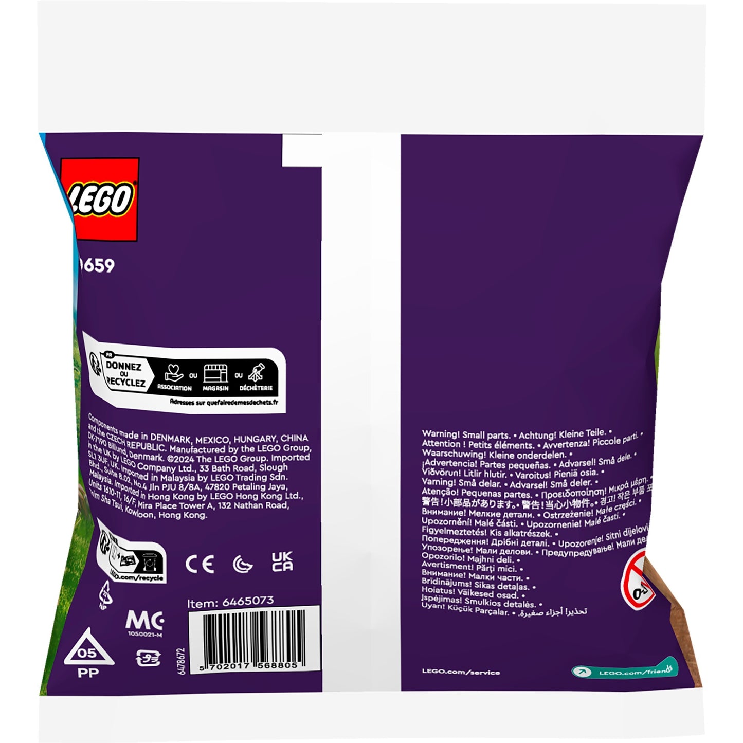 Lego friends - juguete de construcción de jardín de flores (30659)