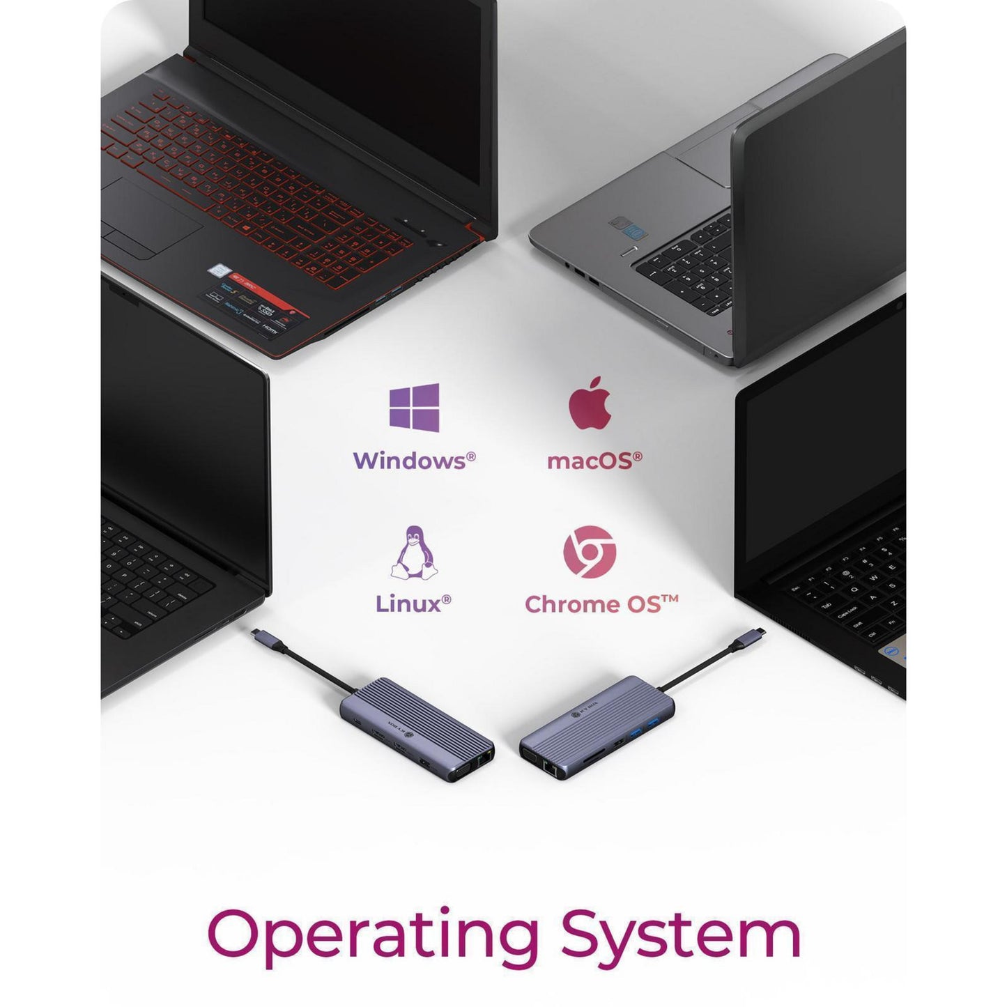 Icy box ib-dk4062-cpd Docking station 12 in 1 (alluminio)