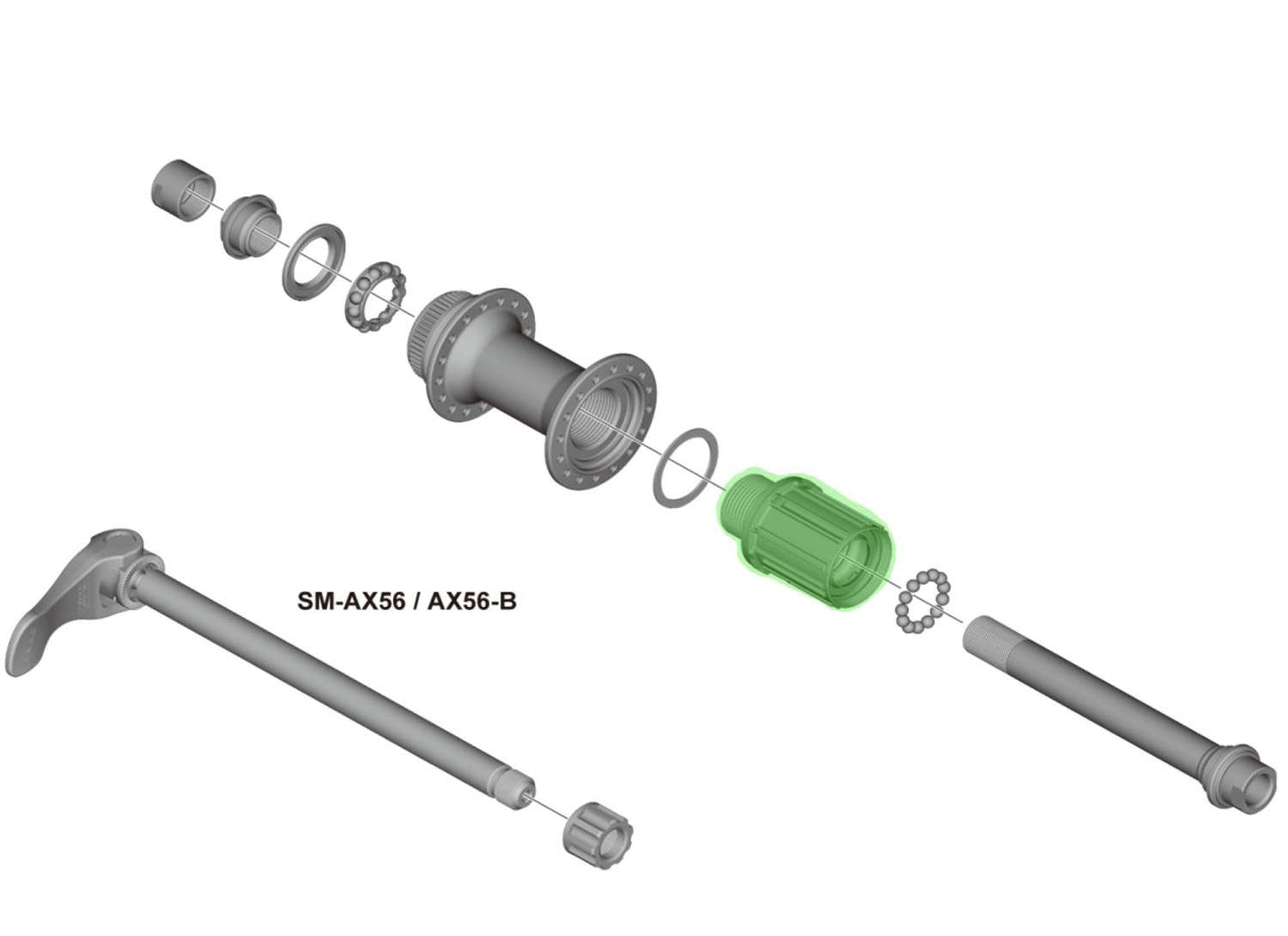Shimano Cassettebody 8 9 10 velocidades | M6010