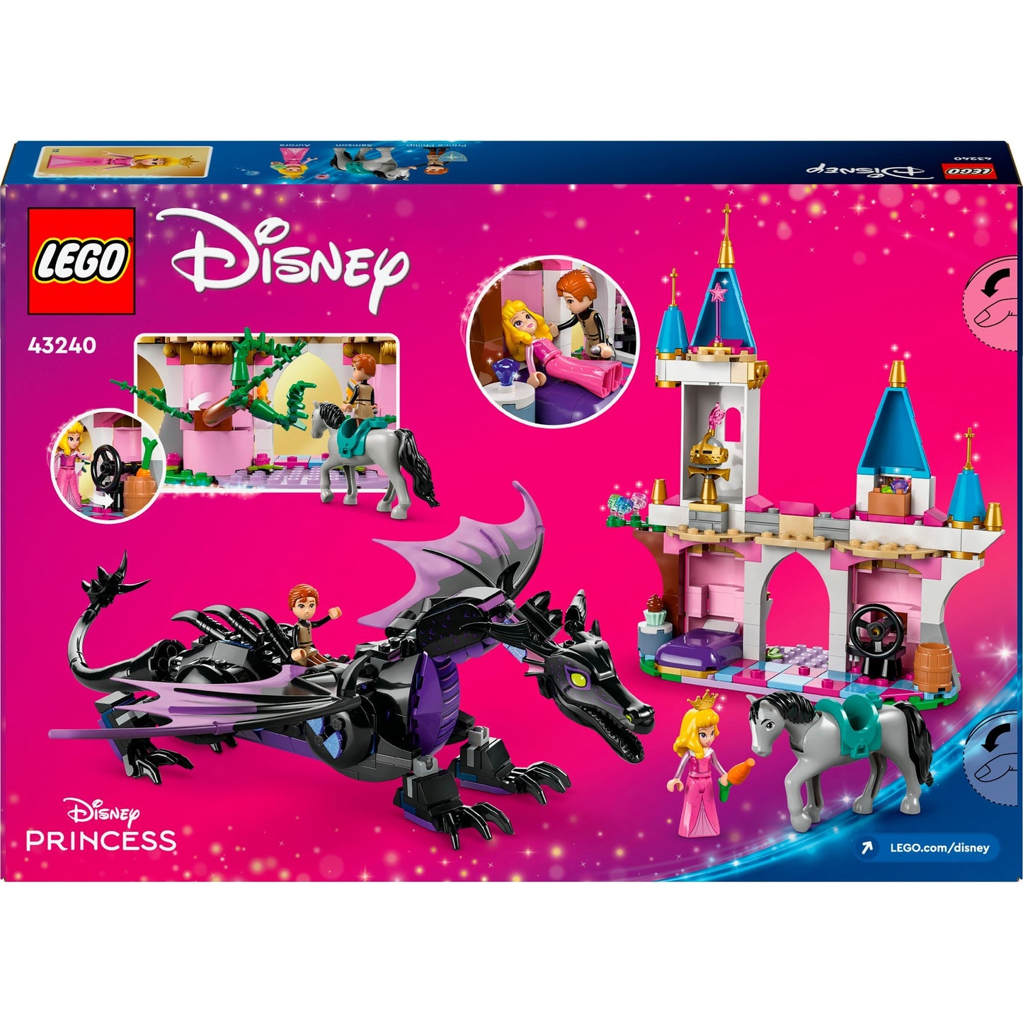 Lego Lego Princess 43240 Maleficent in forma di drago