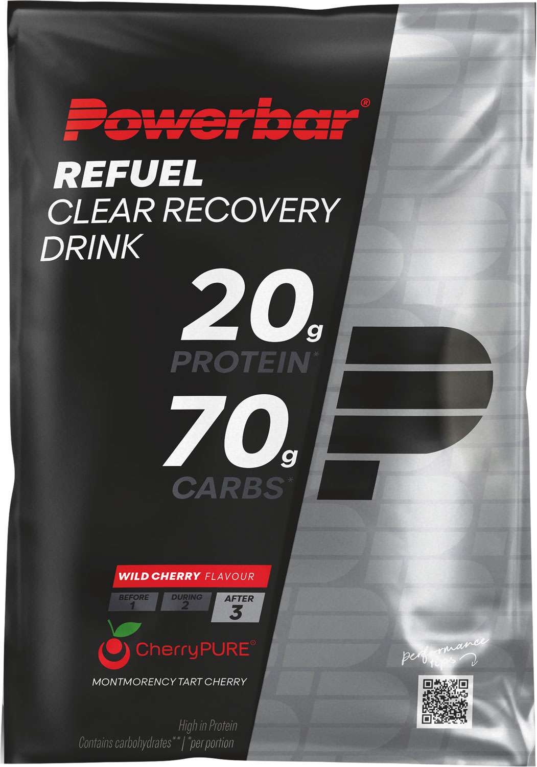 Bebida recuperadora powerbar black line repostaje 97g