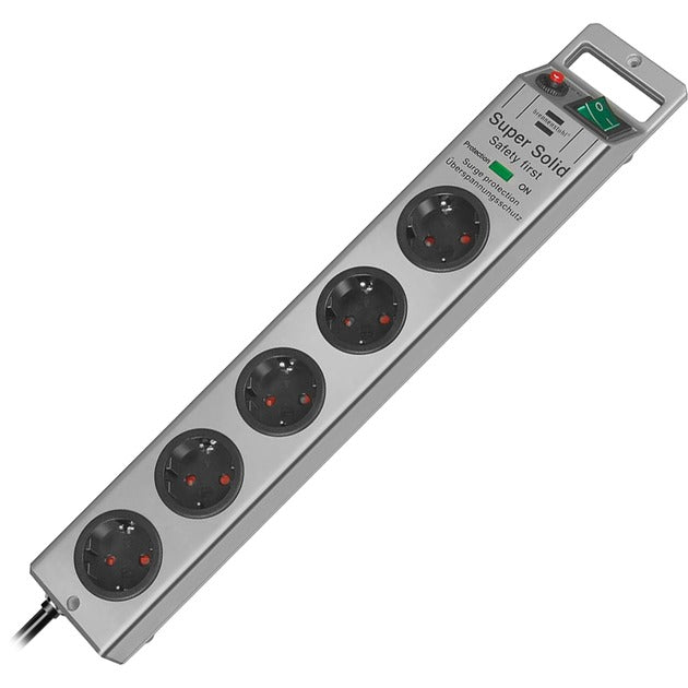 Brennenstuhl Super-Solid 13500A +Surge Protection 5X