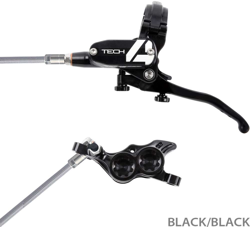 Freno de disco Hope tech 4 e4 trenzado de acero - palanca izquierda