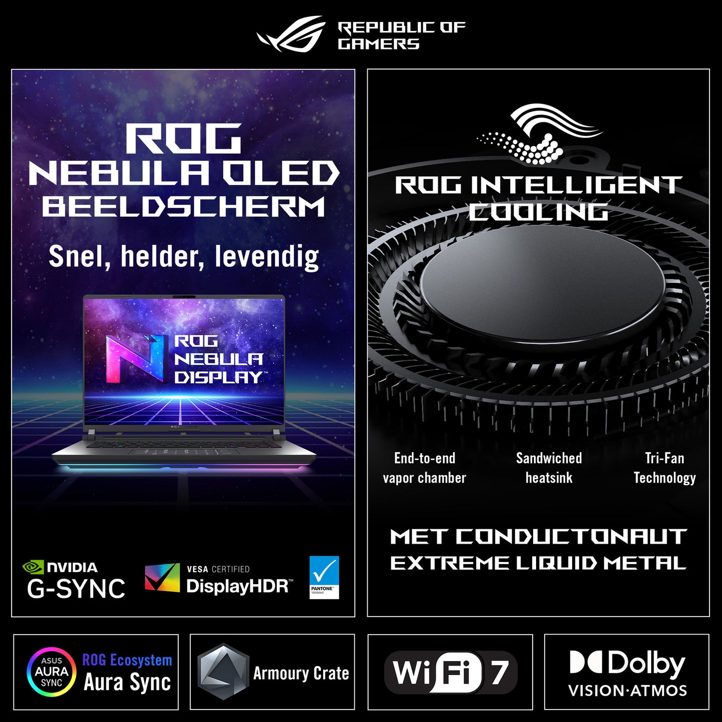 Laptop da gioco Asus rog strix g16 g615lp-s5016w 16 (nero grigio | core ultra 9 275hx | rtx 5070 | 32 GB | SSD da 1 TB)
