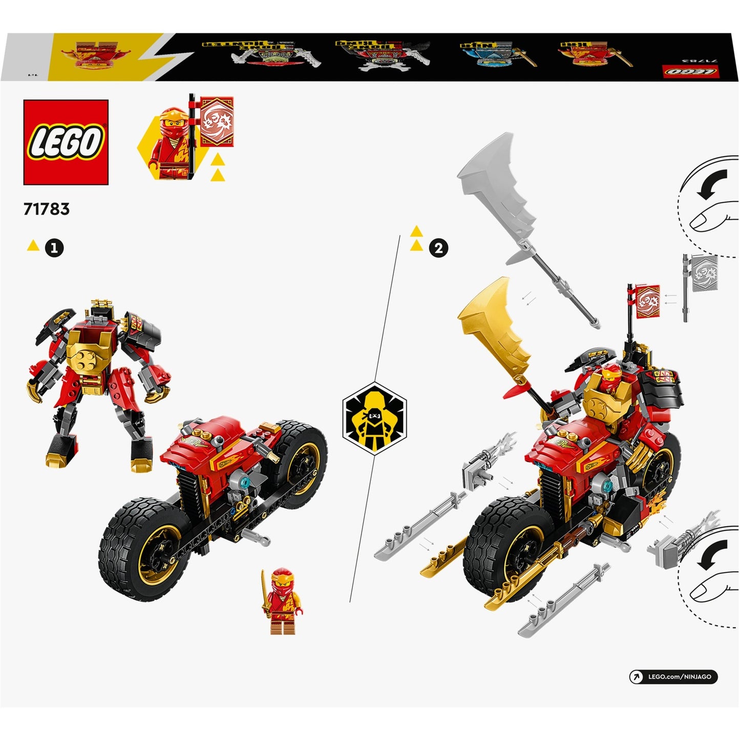 LEGO LEGO NINJAGO 71783 MECH RIDER EVO