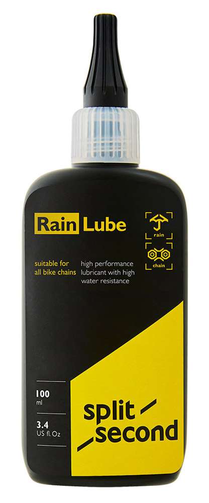 Lubricante de lluvia Split Second: lubricante de cadena para condiciones húmedas
