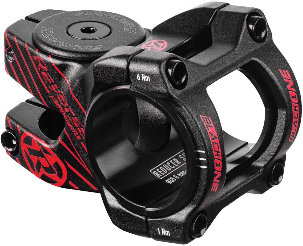 Componenti inversi attacco manubrio black-one d-2 incl. tappo superiore