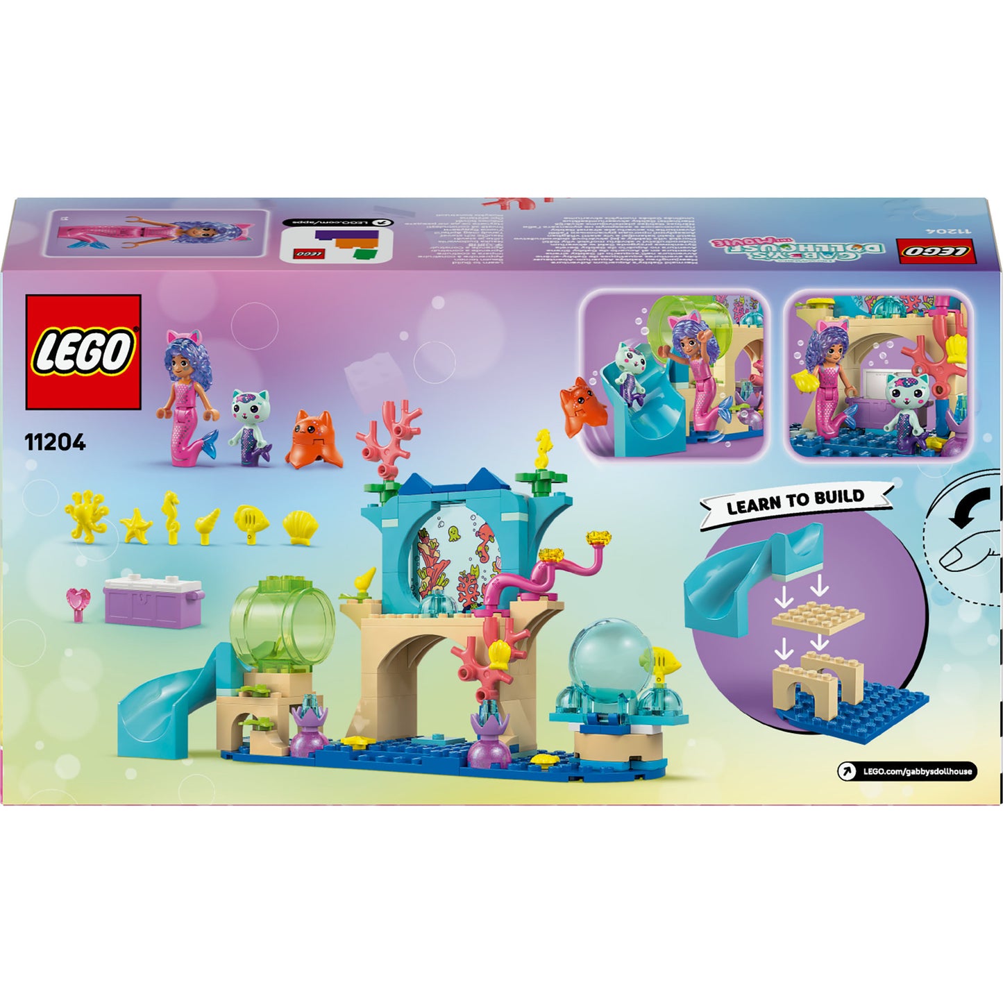 Lego Gabby's Dollhouse 11204 Mermaid Gabby's Aquarium Adventure