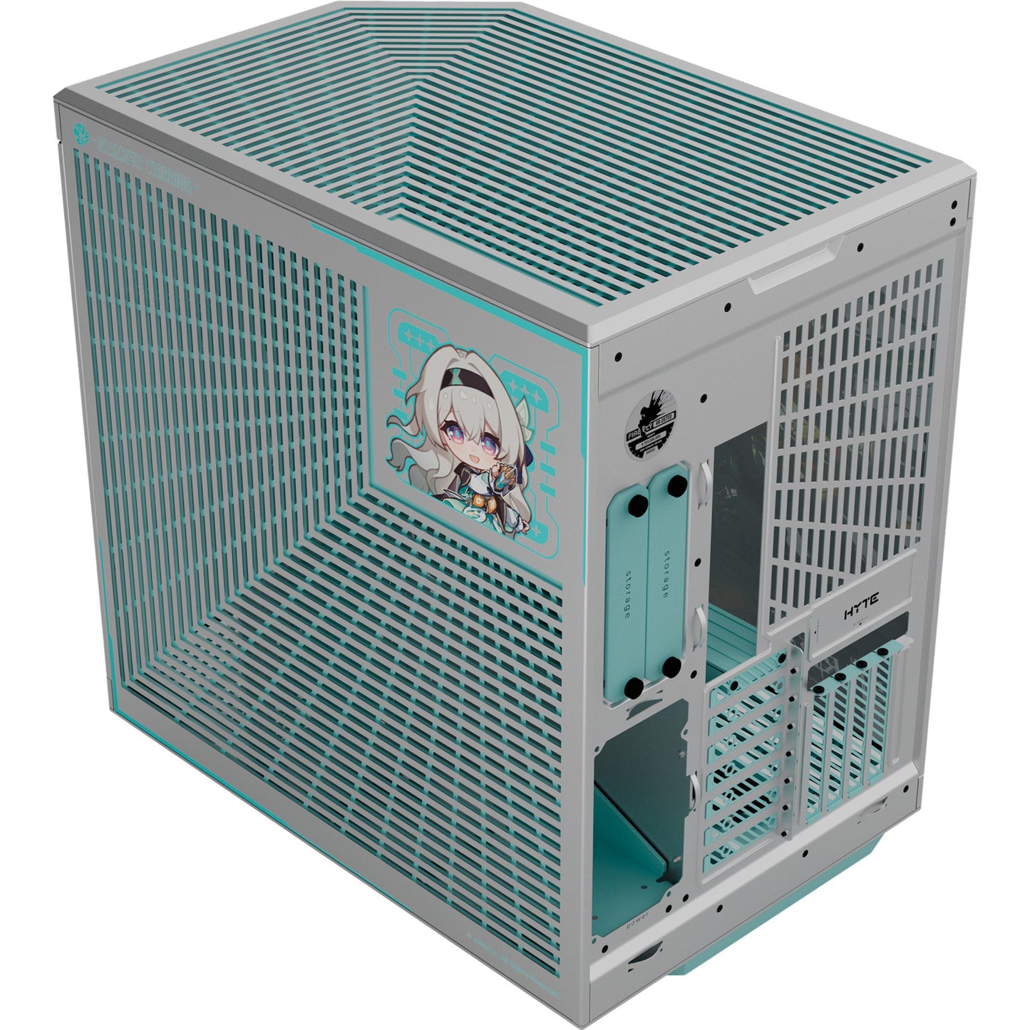 Carcasa midi tower Hyte y70 firefly edition (2x USB-A | 1x USB-C | vidrio templado)