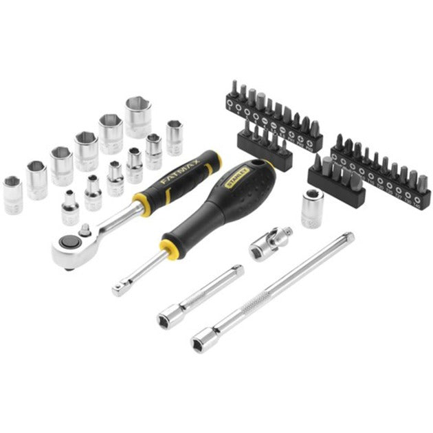 Stanley fatmax tstak dopsleutelset 1 4 fmmt98101-0 (zwart geel, 48 delig)