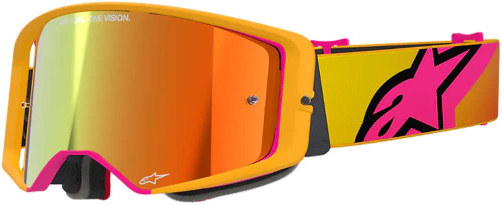 Alpinestars supertech corp (rojo espejo) - gafas mtb