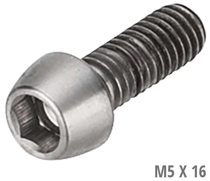 Tornillo de titanio para tija de sillín con potencia Newmen