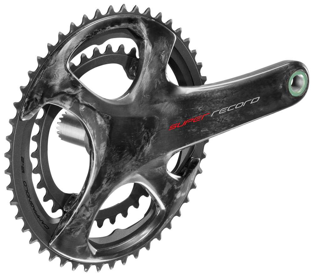 Biela Campagnolo super record carbono 2x12 velocidades 52 36