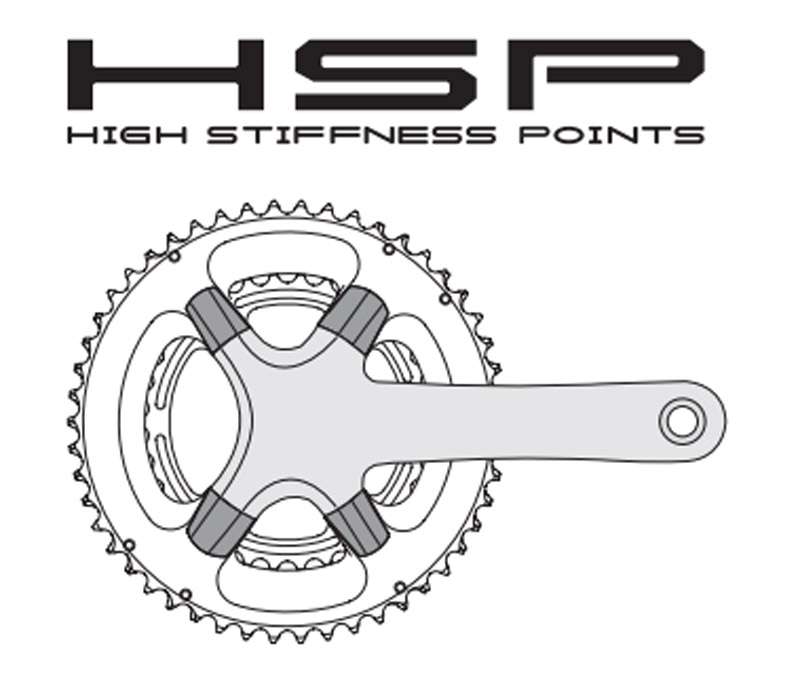 MICHE conching Leaf 11V 53t UTG PAS. Ultegra 6800 Shim nero