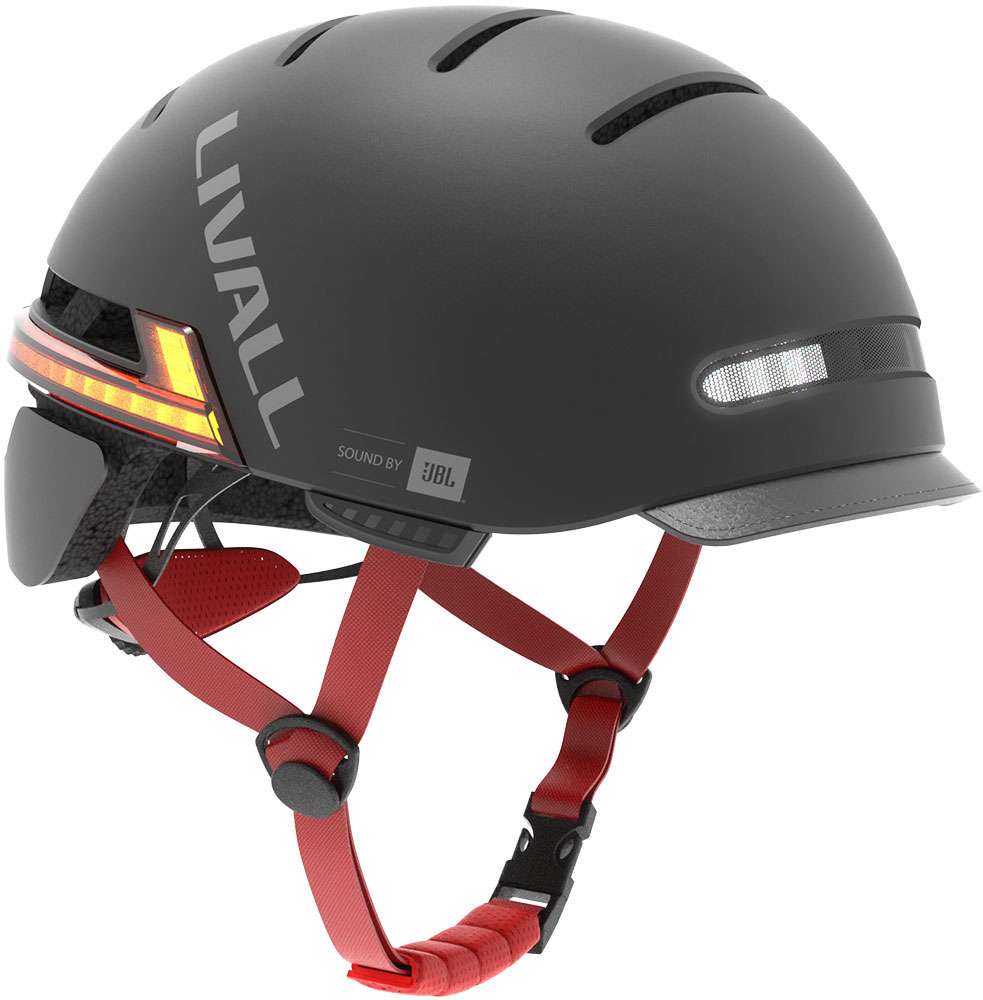 Livall bh51m nso jbl - casco con intermitente + altavoz