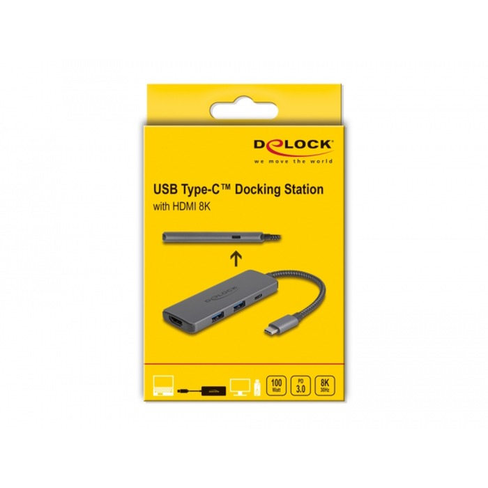 Delock Docking Station di Delock USB di tipo C 8K