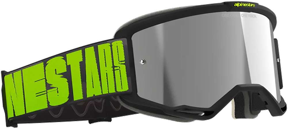 Alpinestars vision 5 Hollow (mirror silver) - maschera da mtb