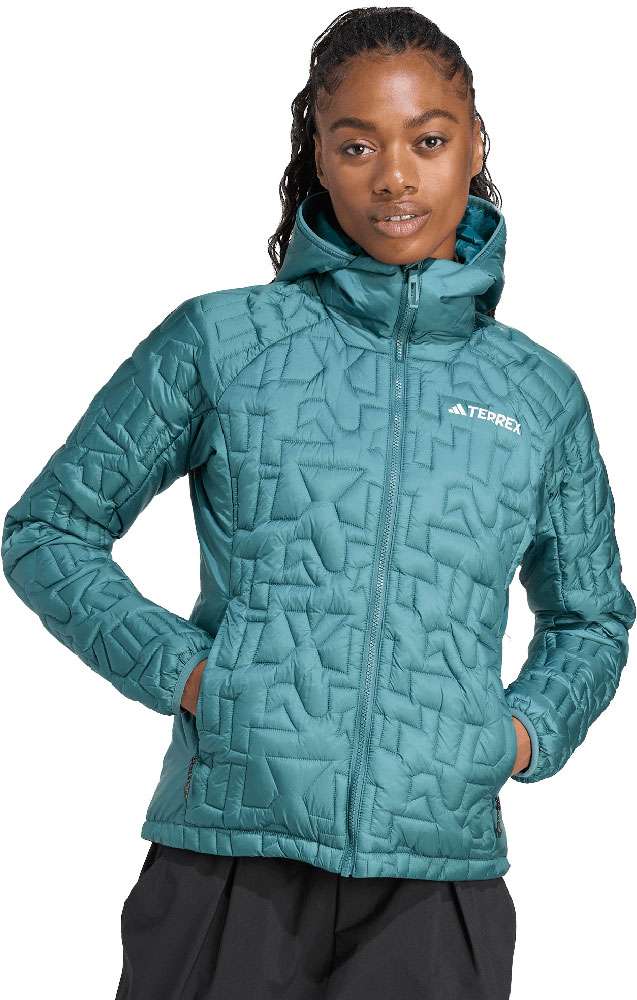 Adidas xperio primaloft suelta - chaqueta con capucha para mujer