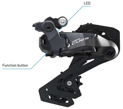 Cambio trasero shimano cues di2 rd-u8050 de 10 velocidades