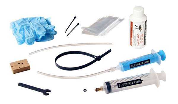 Bleedkit kit de purga premium + liquido de frenos rojo para frenos shimano 2012+