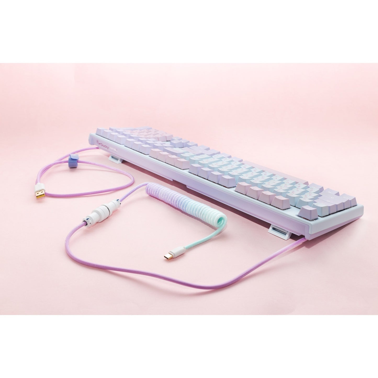 Cavo a spirale Ducky V2 Azzurro