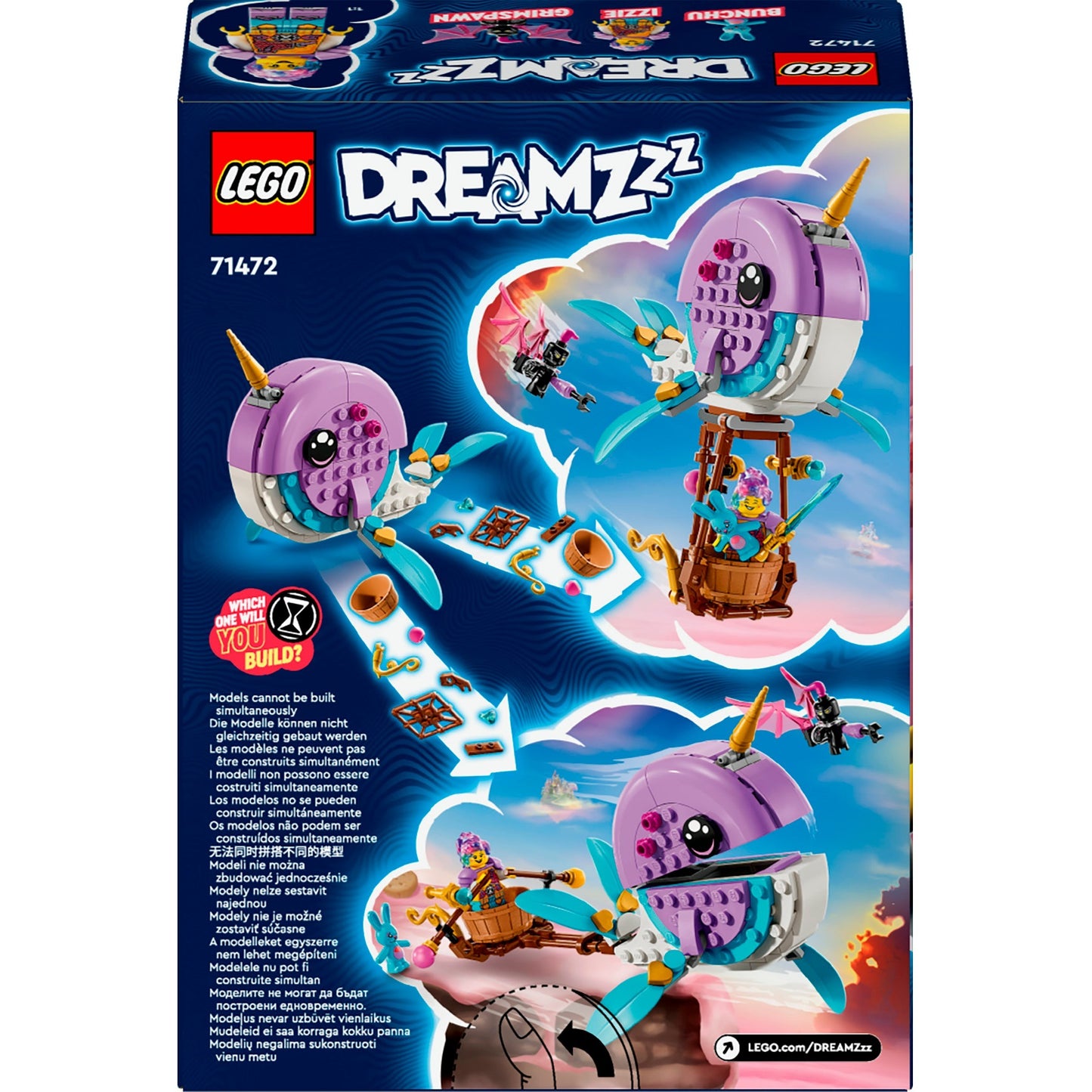 Lego Lego Dreamzzz 71472 Narwal Air Ballion di Izzie
