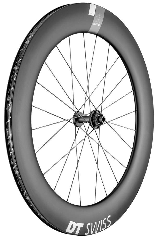 Rueda delantera dt swiss arc 1400 dicut® carbon 80 disc cl
