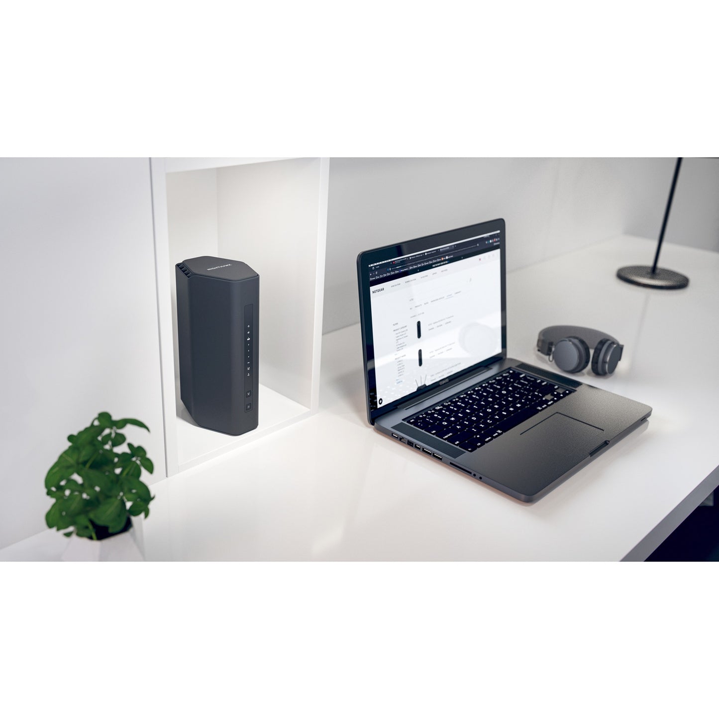 Netgear nighthawk wifi 7 router rs200 (zwart)