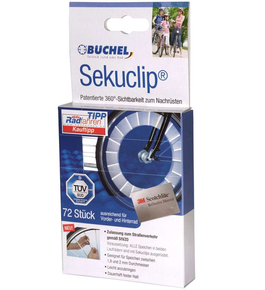 Riflettori Büchel sekuclip 60mm 72 pezzi