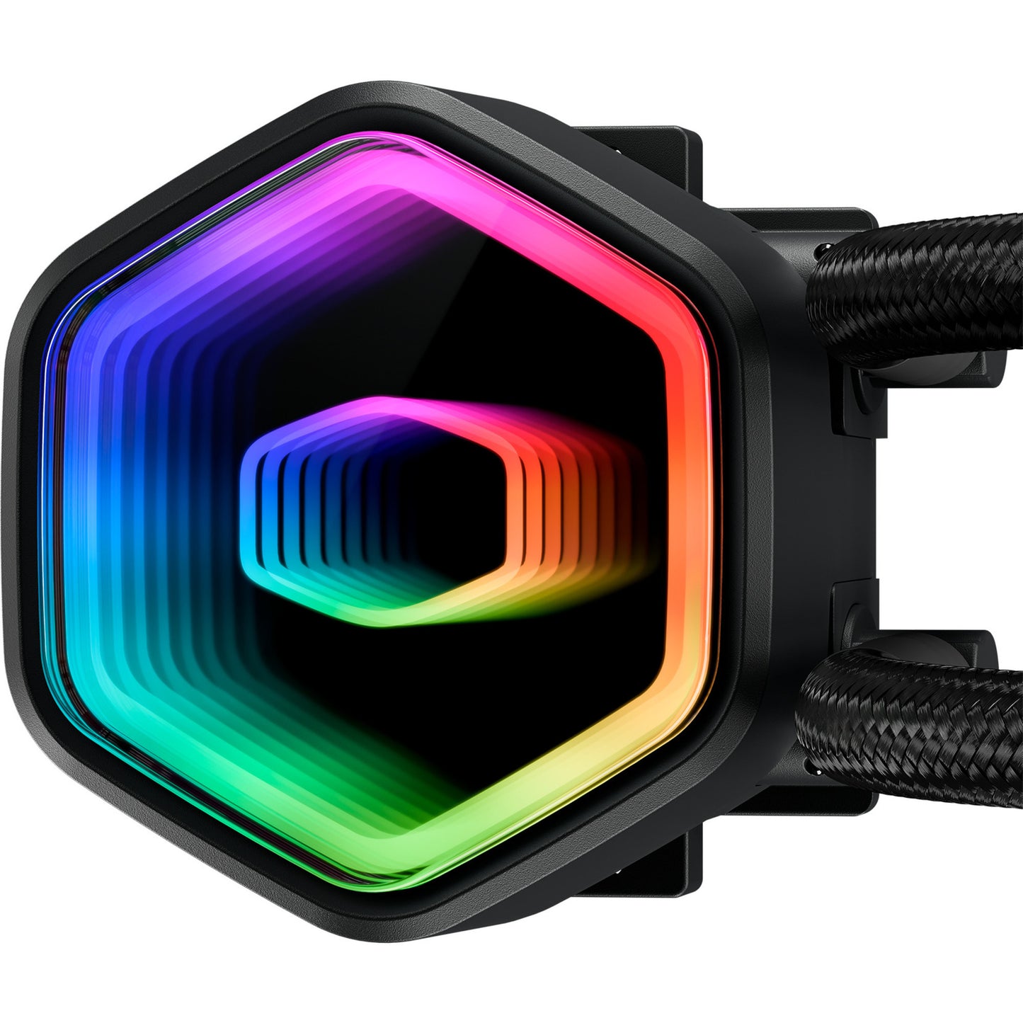 Cooler master masterliquid 360 core ii argb waterkoeling (zwart, 4-pins pwm fan-connector)